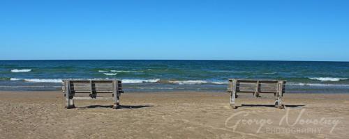 Benches at Sauble Beach