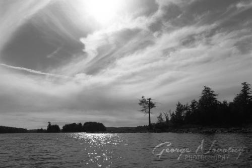 Big sky at Eel's Lake