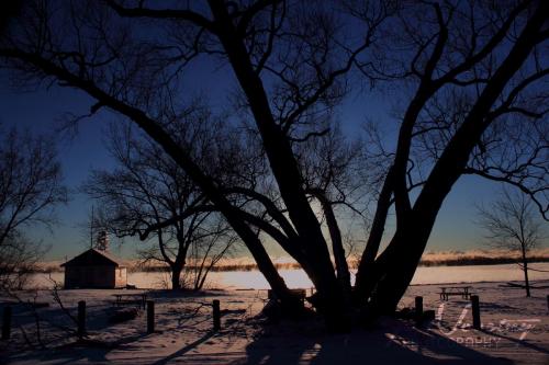 Cherry Beach winter sunrise