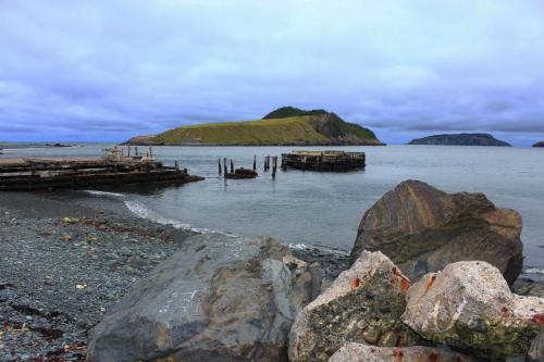 Pier and Rocks, Witless Bay, NFLD