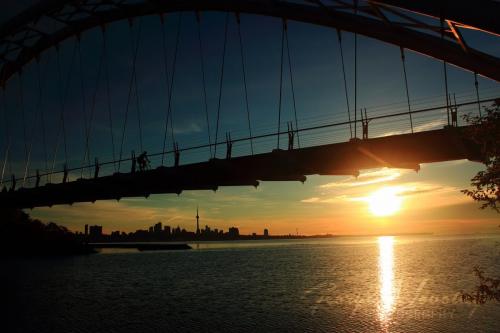 Toronto Humber Bridge Sunrise 12