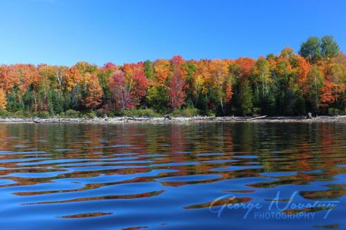 Wave patterns at Eel's Lake